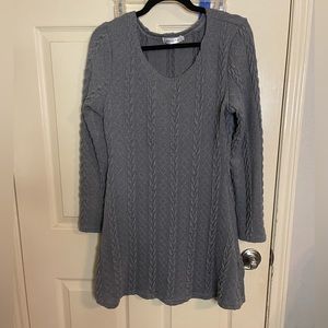 A style sweater dress